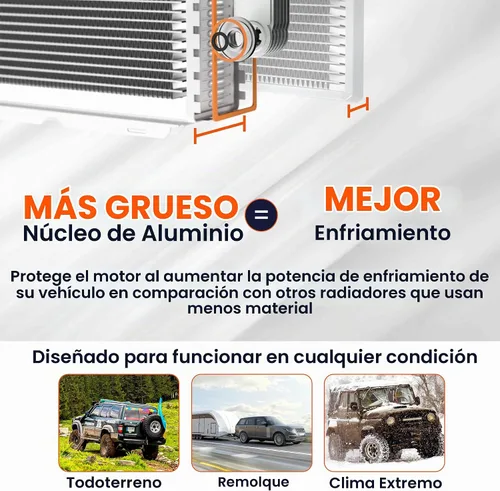 Vista 6 de Radiador Klimoto Compatible con Suzuki Grand Vitara 06-10