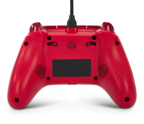 Vista 3 de PowerA Advantage Wired Controller for Xbox Series XS - Red, Xbox Controller with Detachable 10ft USB-C Cable, Mappable Buttons, Trigger Locks and