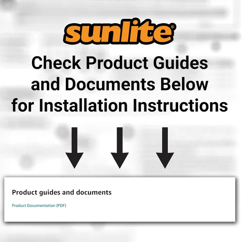 Vista 7 de Sunlite 88686 LED Mission Style - Accesorio para exteriores, 12 vatios (75 W = ), 800 lúmenes, fotocélula incorporada, acabado negro, lente blanca