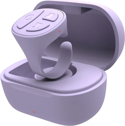 Vista 8 de Tiktok - Anillo de desplazamiento, control remoto de cámara Bluetooth, control remoto de anillo de desplazamiento para iPhone, TikTok, FB, YouTube