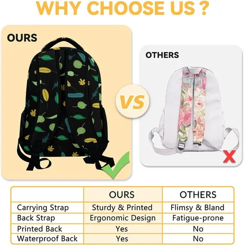 Vista 4 de Mochila para niñas, mochilas escolares para niños y niños, bonita bolsa de libros de animales de 17 pulgadas, bolsas de libros para niñas