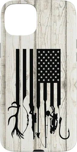 Vista 9 de iPhone 16 Blanco Rústico Pesca Y Caza Pistola Ballesta USA America Case