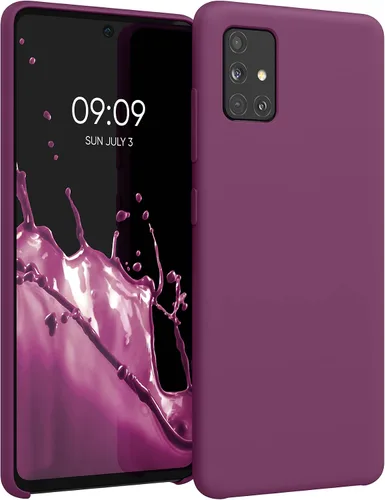 Vista 160 de kwmobile Funda Compatible con Samsung Galaxy A14 5G - Funda de teléfono de TPU y silicona con acabado suave - Verde Lima