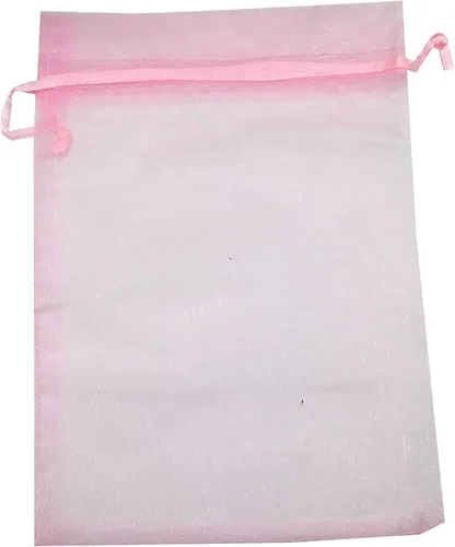 Vista 11 de Bolsa de organza con cordón de 5 x 7 pulgadas, 50 unidades, regalo fuerte, caramelo, B6ag, joyería, fiesta, boda, favor (negro)