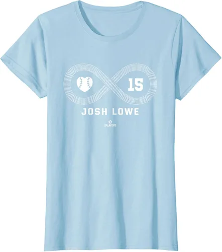 Vista 3 de Camiseta Infinite Love Josh Lowe Tampa Bay MLBPA, Negro