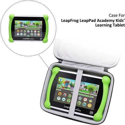 Vista 2 de XANAD Estuche rígido para Leapfrog Epic Academy Edition/Leapfrog LeapPad Ultimate Kids'Learning Tablet - Viajes - Bolsa protectora de almacenamiento