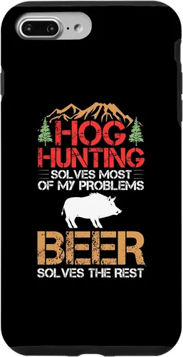 Vista 9 de Funda para iPhone 14 Hog Hunting Dog Gun Call Hunter Pigs Wild Javelina