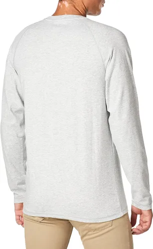 Vista 4 de Carhartt Mens Force Cotton Delmont Long-Sleeve T-Shirt Regular and Big Tall Sizes
