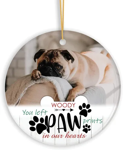 Vista 17 de Foto personalizada y nombre de nuevo papá, adorno de Navidad para nueva mamá, adorno personalizado de la primera Navidad del bebé, primera Navidad