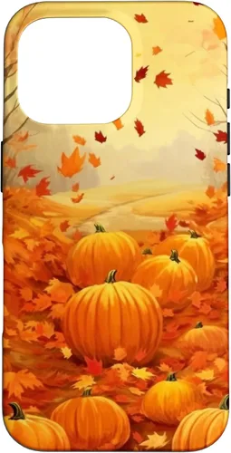 Vista 20 de Autumn Falling Leaves Pumpkin Spice Harvest Happy Autumn Case for iPhone 17