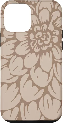 Vista 16 de iPhone 16 Cute Brown and Tan (Beige) Designer Flower Petals Case