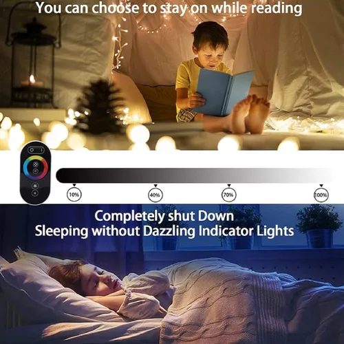 Vista 2 de Garosa Controlador de atenuador LED RGB, 6 teclas