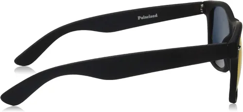 Vista 35 de zeroUV - Gafas de sol con montura de cuerno negro mate