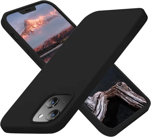Vista 20 de Cordking Funda diseñada para iPhone 13, diseñada para iPhone 14, funda ultradelgada de silicona, funda protectora a prueba de golpes