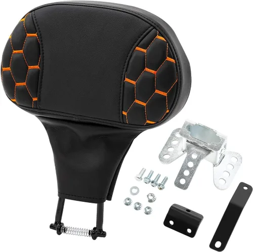 Vista 20 de Asiento de conductor, pasajero y piloto - SLMOTO Asiento de motocicleta de una pieza para 2 personas, compatible con Harley Touring Road King CVO