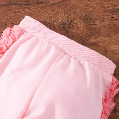 Vista 6 de Zarmfly Conjunto de 2 piezas para niñas pequeñas, sudadera de manga larga + leggings de leopardo, ropa de invierno de 2 a 10 años