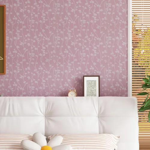 Vista 5 de CRE8TIVE Papel tapiz rosa claro para despegar y pegar, papel de contacto rosa sedoso en relieve para armarios, cajones, 12 x 80 pulgadas, hojas
