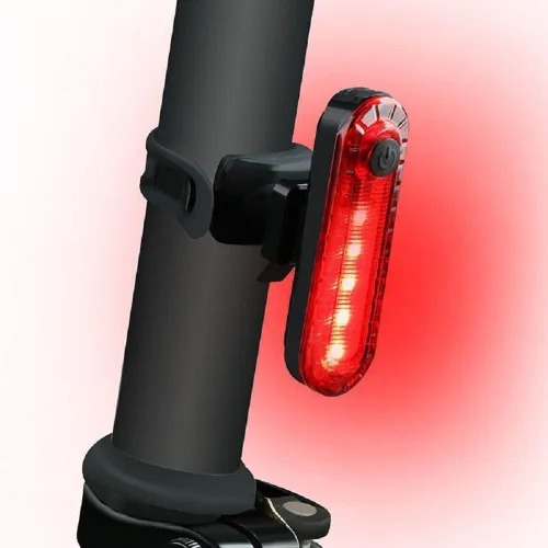 Vista 8 de Night Eyes - Luz frontal para bicicleta de 2400 lúmenes (1200 LMx2) para bicicleta de montaña, recargable, 8,4 V, ABS, batería impermeable - Faro