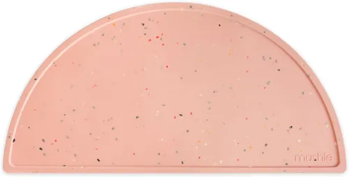 Vista 23 de mushie Mantel individual de silicona para niños, diseño antideslizante sin BPA (margarita negra)