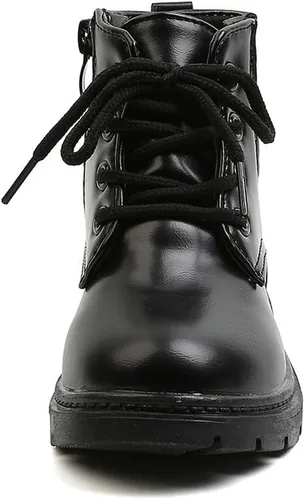 Vista 5 de Komfyea Botas de tobillo cortas impermeables con cremallera lateral para niños y niñas