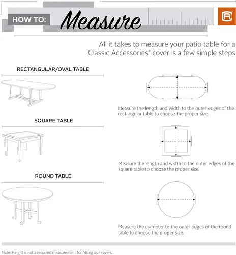 Vista 4 de Classic Accessories Ravenna - Mantel rectangular u ovalado resistente al agua de 72 pulgadas para mesa de patio, para exteriores
