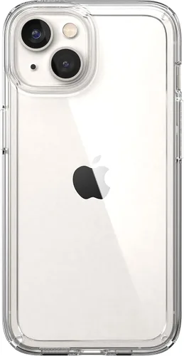 Vista 9 de Speck Funda transparente para iPhone 14 y iPhone 13 - Protección contra caídas, resistente a arañazos y anti-amarillamiento, funda de doble capa