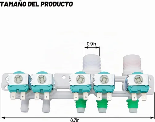 Vista 6 de WA52M8650AV/A4 WA52M7750AV/A4 Conjunto de válvula de entrada de agua