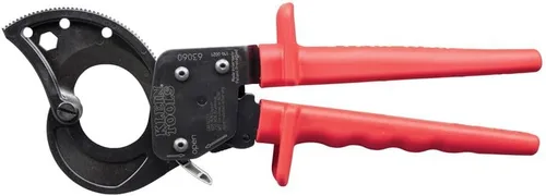 Vista 11 de Klein Tools 63607 Cortadores de cables, herramienta de corte de cable de alambre de trinquete corta cobre, aluminio y ACSR