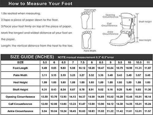 Vista 7 de GLOBALWIN Botas de motociclista de moda de otoño para mujer, botas de media pantorrilla para mujer, tacón bajo