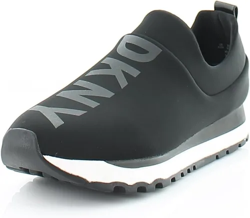 Vista 3 de DKNY Tenis ligeros y cómodos para mujer, Negro Ashton
