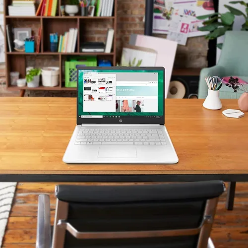 Vista 6 de HP Laptop 14 para productividad y entretenimiento, pantalla FHD de 14 pulgadas, 16 GB de RAM, SSD de 1 TB, procesador AMD Ryzen 3 de hasta 3.5 GHz