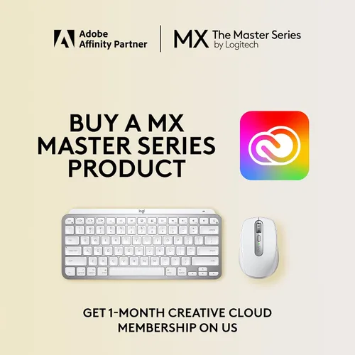 Vista 2 de Logitech MX Keys Mini teclado + mouse inalámbrico MX Anywhere 3S - Escritura fluida, teclas retroiluminadas, desplazamiento rápido, USB-C