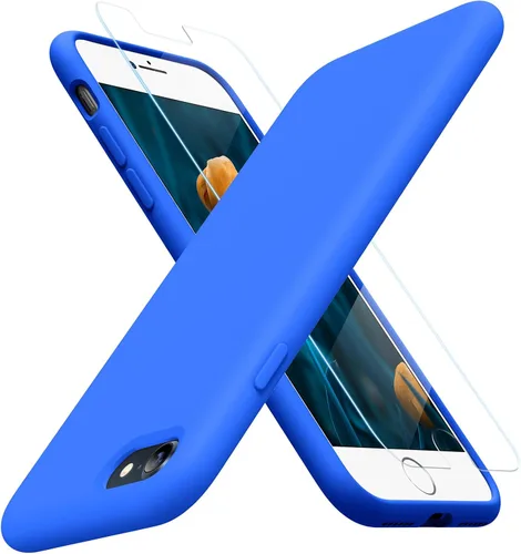 Vista 192 de Miracase Funda ultradelgada diseñada para iPhone SE 2022 (3ª generación)/iPhone SE 2020 (2ª generación)/iPhone 7/iPhone 8 con protector de pantalla