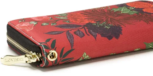 Vista 71 de Cartera de mano para mujer, estilo bohemio, con RFID, elegante, espaciosa con correa para viajes, capacidad para tarjetas, teléfono, dinero