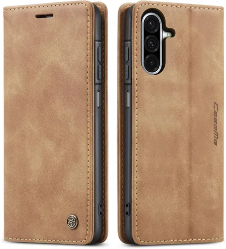 Vista 26 de Funda compatible con Samsung Galaxy A14 con tarjetero y función atril, funda protectora de piel para Galaxy A14 5G de 6.6 pulgadas (negro)
