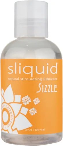 Vista 2 de Sliquid Sizzle Warming Lubricante a base de agua, 4.2 onzas