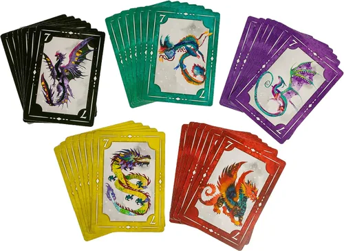 Vista 8 de Juego de Cartas de Dragones Mágicos - ¡Nuevo! - Captura de Cartas, Juego Familiar de Dragones Juegos de Cartas Divertidos para Adultos