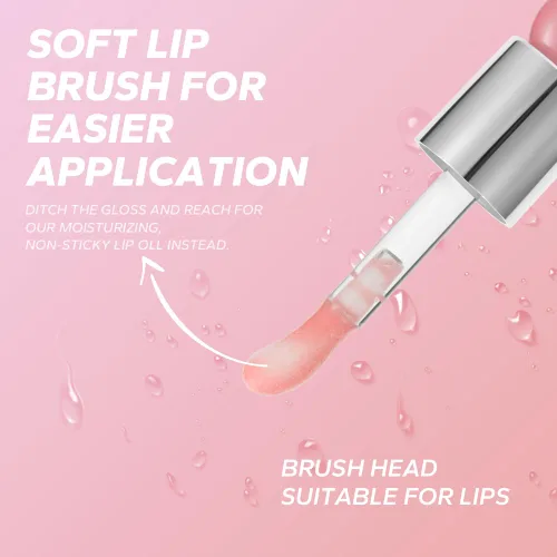 Vista 5 de Beauty Glazed Variedad de colores - Aceite de labios no pegajoso, ultra hidratante y nutritivo, acabado brillante suave, aceite de brillo labial