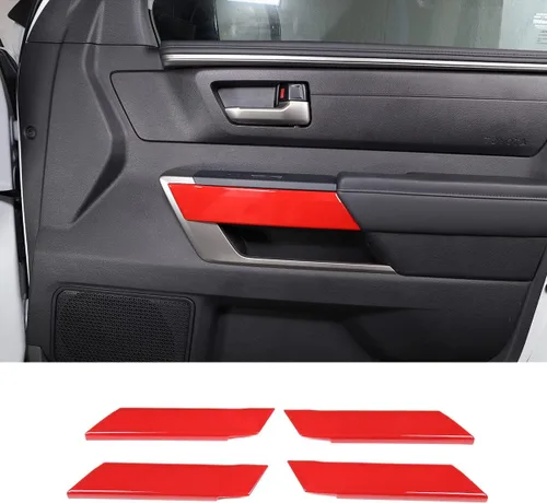 Vista 14 de Tira de decoración de panel de puerta interior de automóvil ABS para Toyota Tundra 2022 Protección de la puerta del automóvil, accesorios de moldura