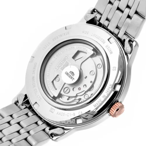 Vista 3 de ORIENT Reloj automático para hombre con esfera blanca SAA05001WB, Moderno