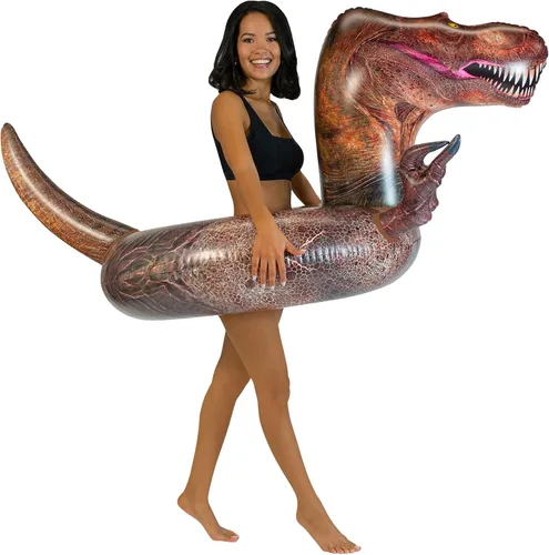 Vista 6 de PoolCandy Inflatable 42" inch Animal Pool Tubes and Swim Rings