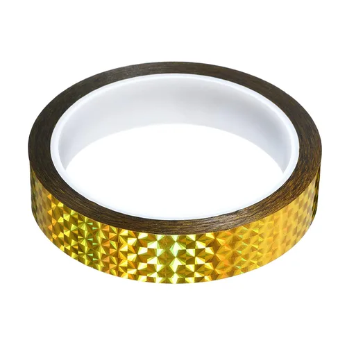Vista 23 de YOKIVE Cinta de prisma, cintas decorativas holográficas reflectantes autoadhesivas, ideal para proyectos de manualidades, arte de bricolaje, hogar