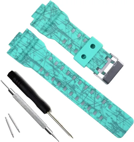 Vista 16 de My Time OliBoPo - Correa de repuesto de resina natural para reloj Casio G-Shock GD120/GA-100/GA-110/GA-100C