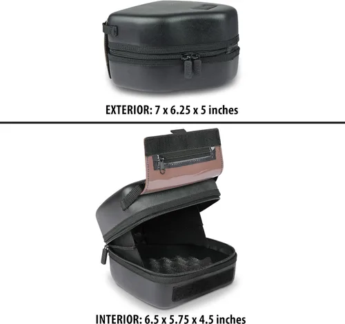 Vista 2 de Bolsa USA Gear de Cáscara Dura para Cámaras DSLR y Sin Espejo, Compatible con Canon, Nikon, Sony y Fujifilm - Se Ajusta a EOS R100, Rebel T7