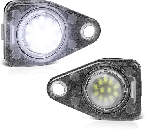 Vista 9 de D-Lumina Luces LED para matrícula, montaje de lámpara para Volkswagen VW Golf GTI MK4 MK5 MK6 MK7 CC Rabbit Polo EOS Phaeton Beetle Passat Scirocco