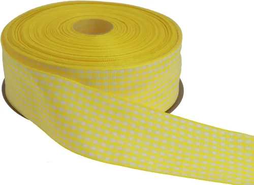 Vista 70 de Cinta a cuadros de 50 yardas cada rollo 100% poliéster con borde tejido (1/1-2 pulgadas x 50 yardas, negro)