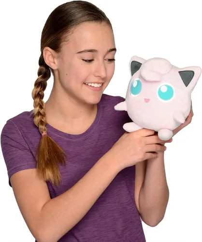 Vista 6 de Pokémon Peluche Jigglypuff de 8 pulgadas - Figura de Generación 1 - Con Licencia Oficial - Auténtico Juguete de Animal de Peluche Suave - Regalo
