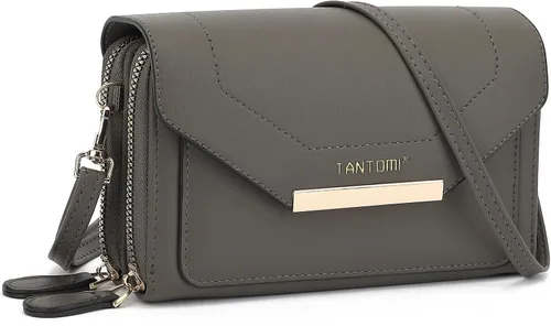 Vista 10 de TANTOMI Small Crossbody Bag for Women Vegan Leather Cell Phone Purse Crossbody Wallet with Adjustable Strap