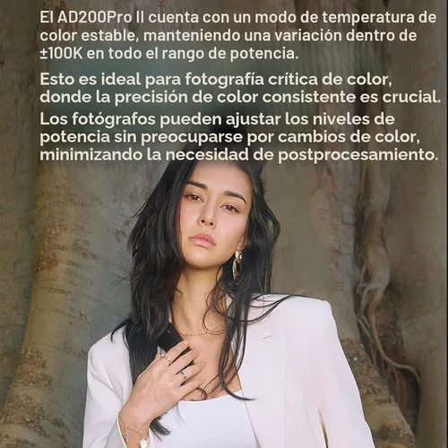 Vista 5 de GODOX AD200 Pro II AD200Pro II 200Ws 2.4G TTL Flash con BD-07