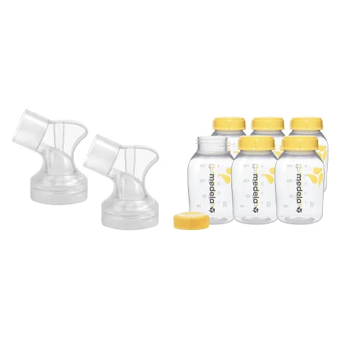 Vista 5 de Medela Conectores PersonalFit de repuesto o repuesto compatibles con extractor de leche avanzado de bomba